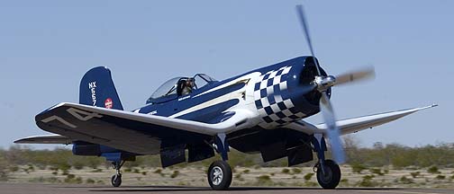 Goodyear F2G-2 Corsair N5577N Race 74, Cactus Fly-in, March 3, 2012